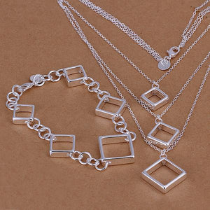 Silver Designer Jewelry Set S064