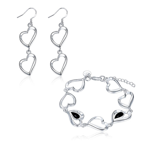 Silver Designer Jewelry Set LSSPCS898