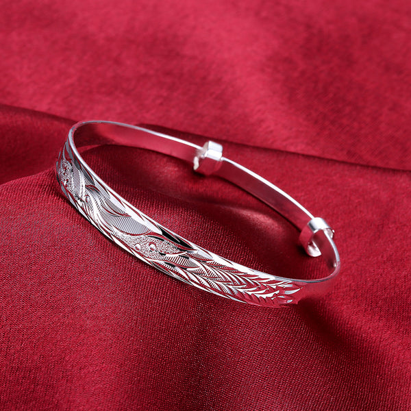 Silver Designer Bangle LSB055 SGS