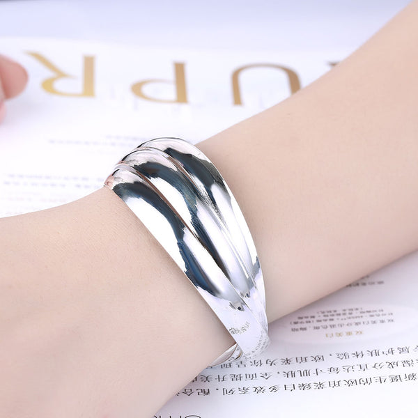 Silver Designer Bangle LSB044 SGS