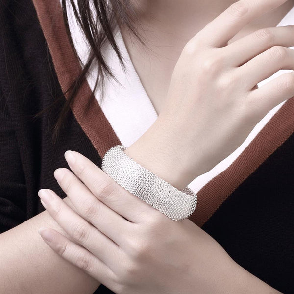 Silver Designer Bangle LSB028 SGS