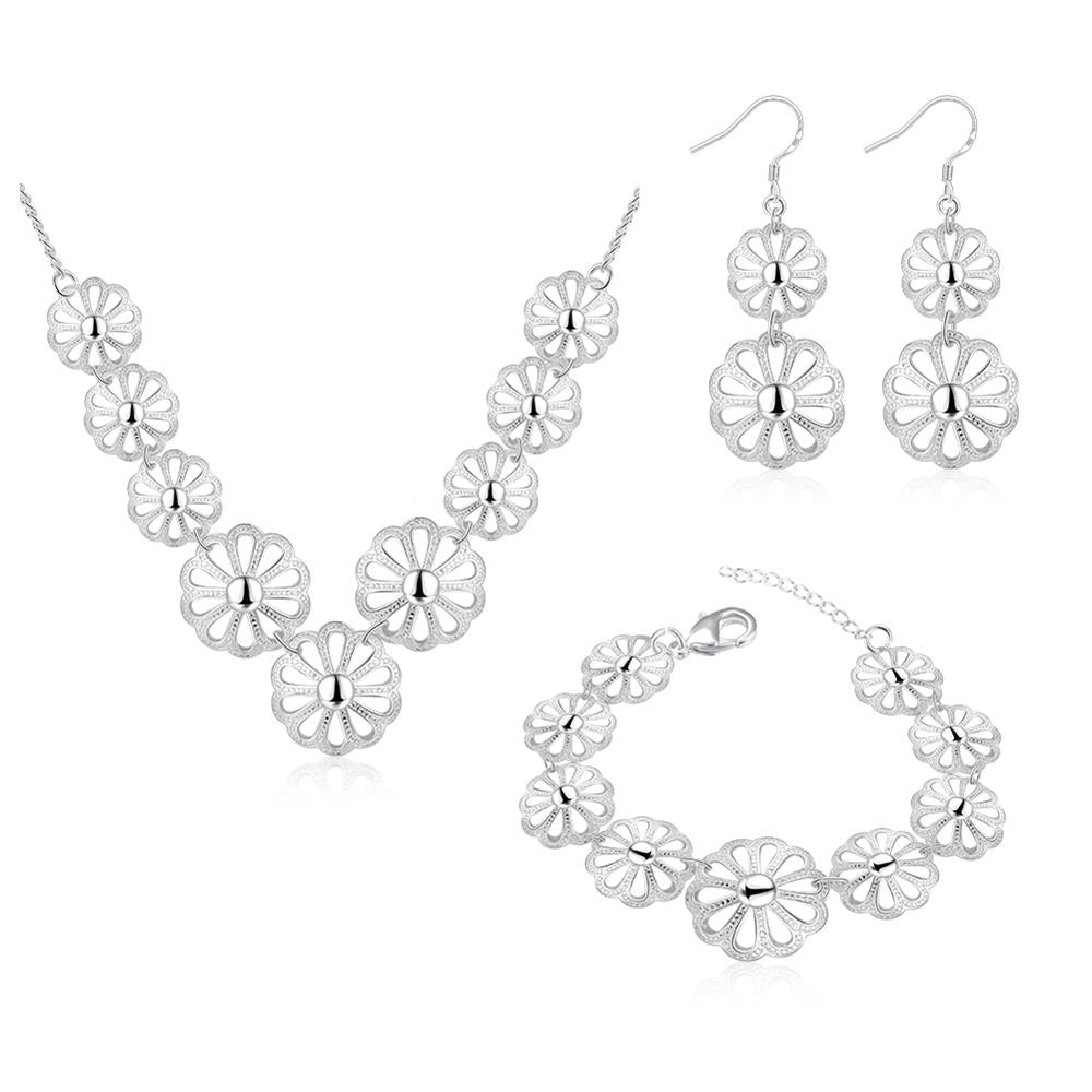 Silver Designer Jewelry Set LSS819