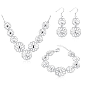 Silver Designer Jewelry Set LSS819
