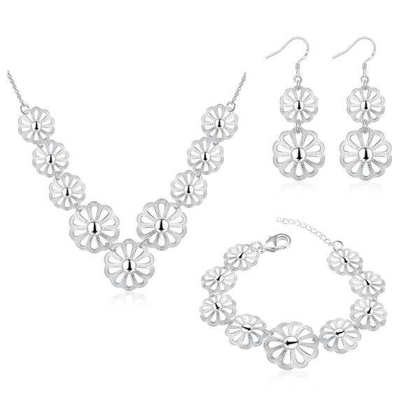 Silver Designer Jewelry Set LSS819