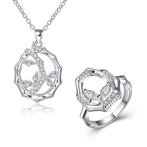 Silver Designer Jewelry Set LSS841