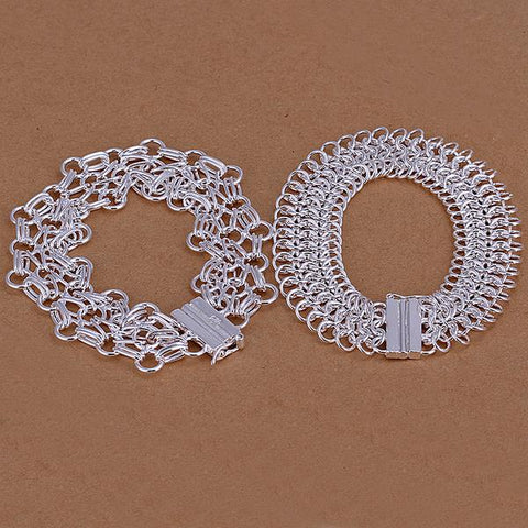 Silver Designer Jewelry Set LSS209