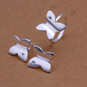 Silver Designer Jewelry Set LSS350