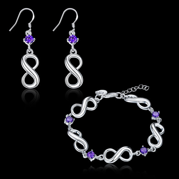 Silver Designer Jewelry Set LSSPCS900