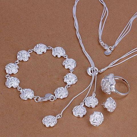 Silver Designer Jewelry Set LSS320