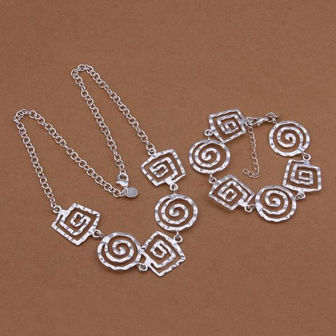 Silver Designer Jewelry Set LSS432