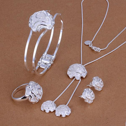 Silver Designer Jewelry Set LSS245