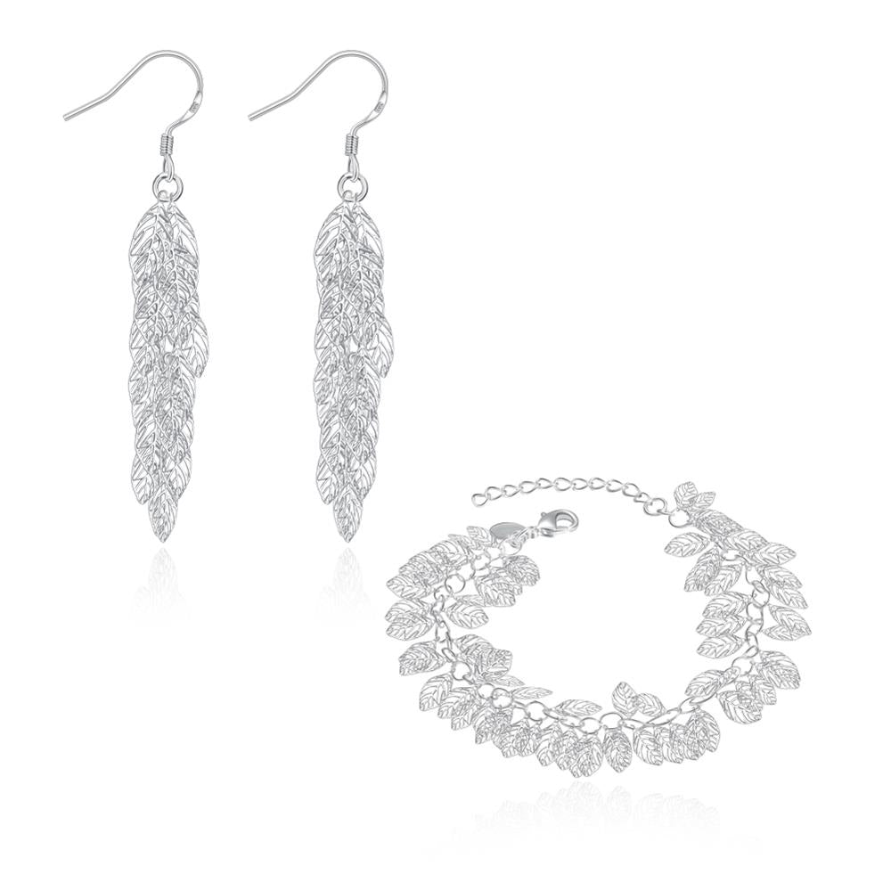Silver Designer Jewelry Set LSS802