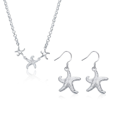Silver Designer Jewelry Set LSSPCS909