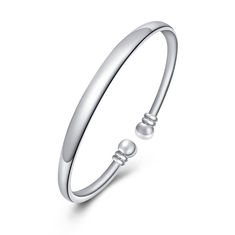 Silver Designer Bangle LSLKNSPCB281 SGS