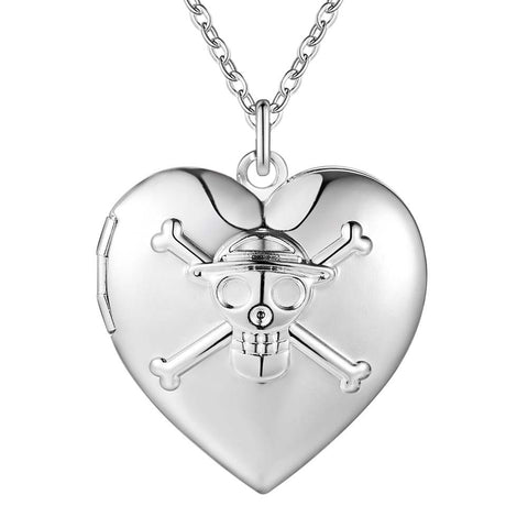 Silver Love Locket Necklace- LS AN1351