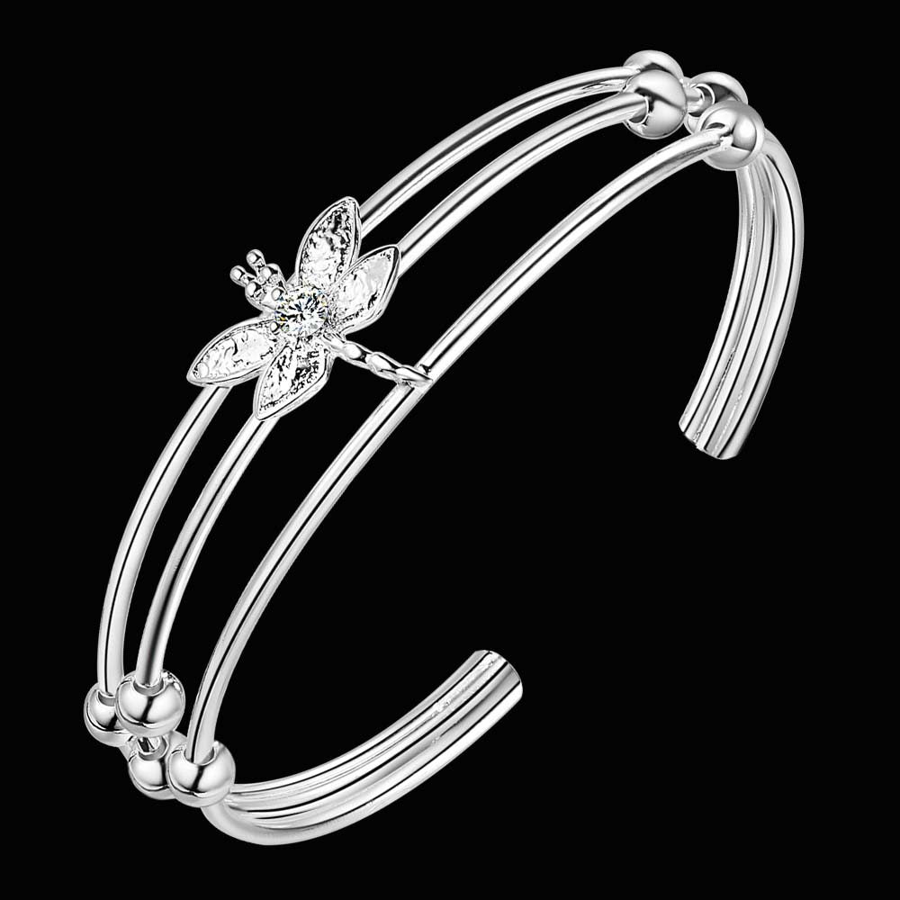 Silver Bangle LSAS047 – Lucky Silver
