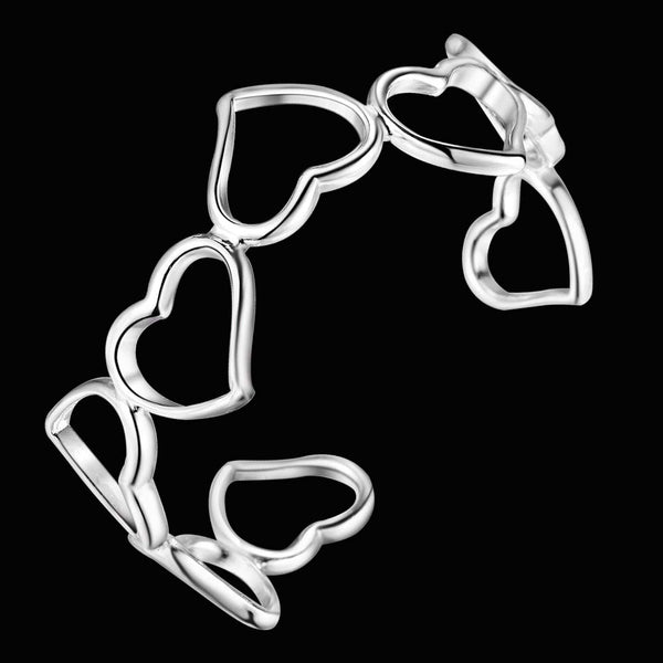 Silver Designer Bangle AS084