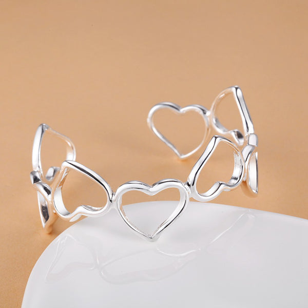Silver Designer Bangle AS084