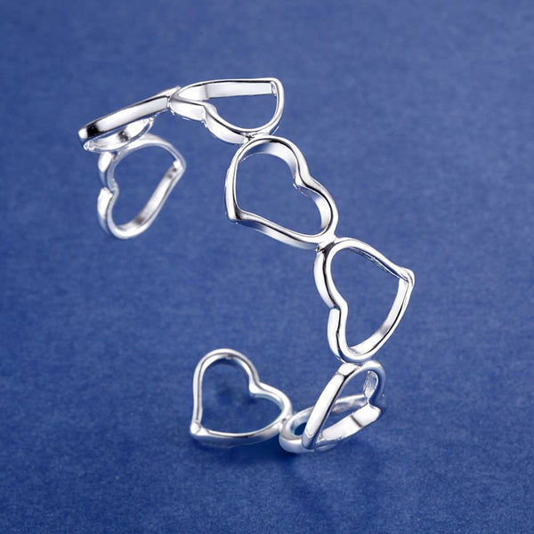 Silver Designer Bangle AS084