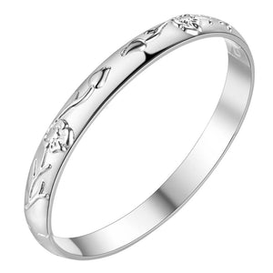 Silver Designer Bangle AS086