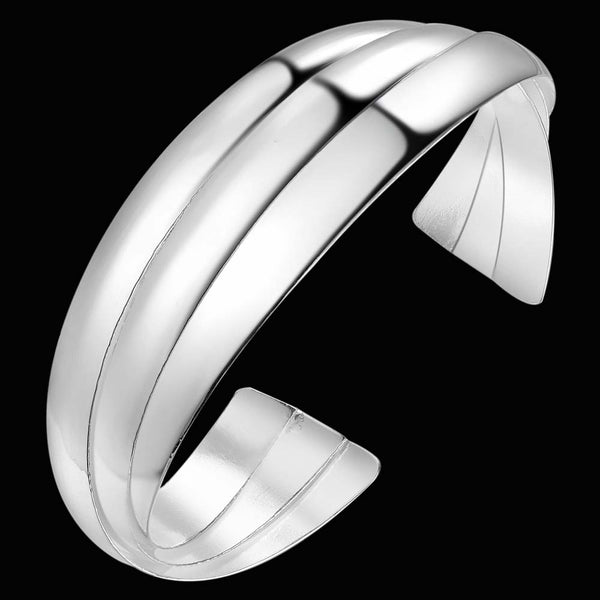 Silver Designer Bangle AS091