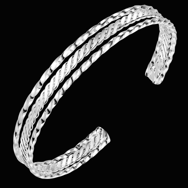 Silver Designer Bangle AS100
