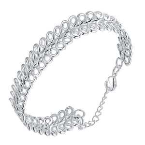 Silver Designer Bangle AS123