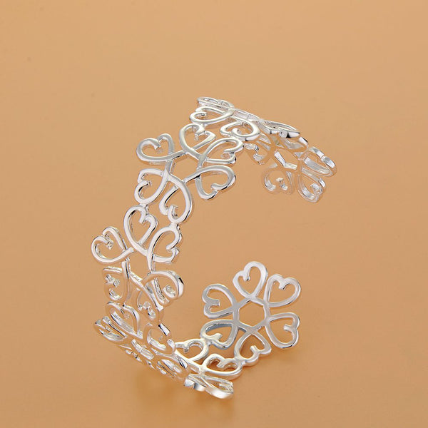 Silver Designer Bangle AS124