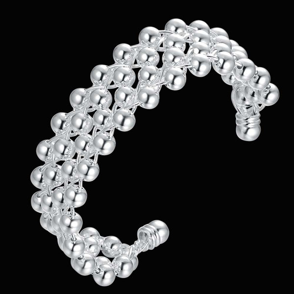 Silver Designer Bangle AS126