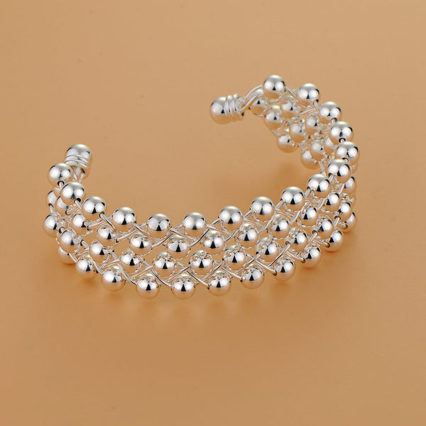 Silver Designer Bangle AS126