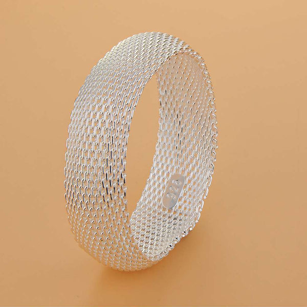 Silver Designer Bangle AS131
