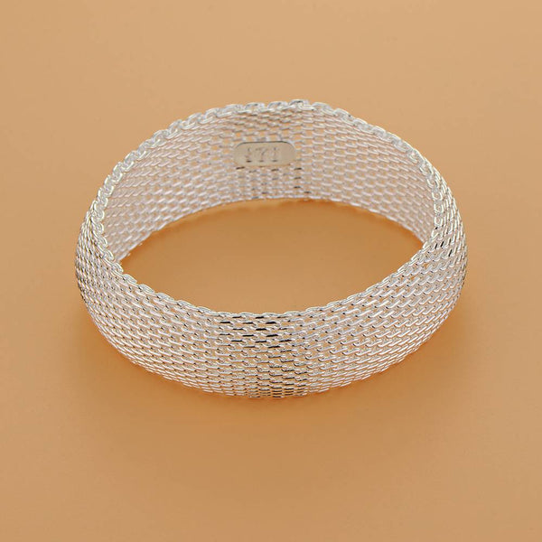 Silver Designer Bangle AS131