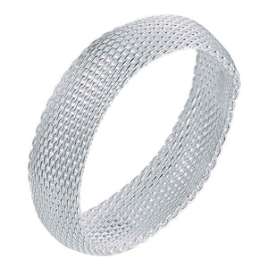 Silver Designer Bangle AS131