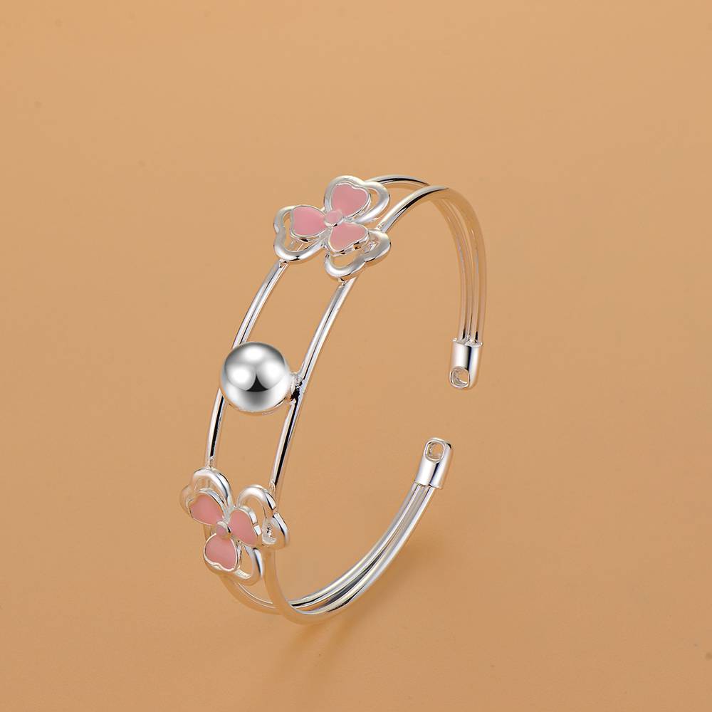 アクセサリー Lncs s925 Seam Bangle Silver Designer Bangle AS163 – Lucky Silver