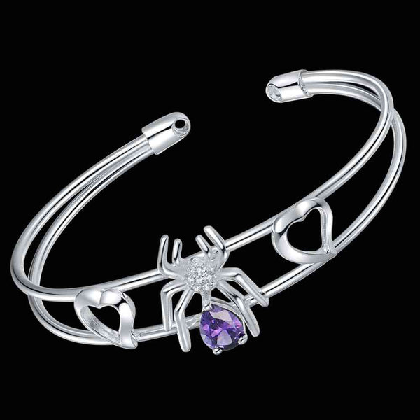 Silver Designer Bangle AS166