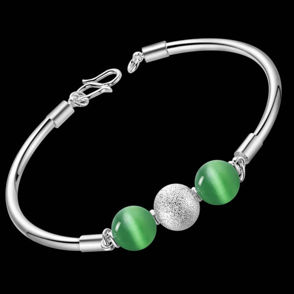 Silver Designer Bangle AS181