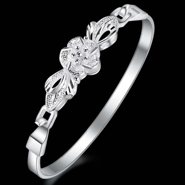 Silver Designer Bangle AS185