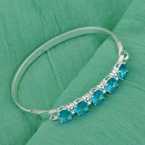 Silver Designer Bangle AS186