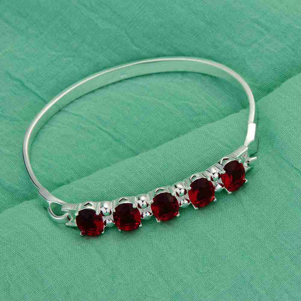 Silver Designer Bangle AS187