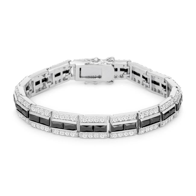 Balboa Onyx Cubic Zirconia Bracelet - B01171R-C03