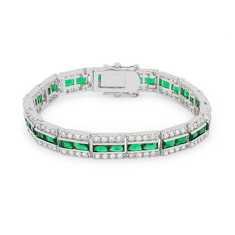 Emerald Tennis Bracelet - B01171R-C40