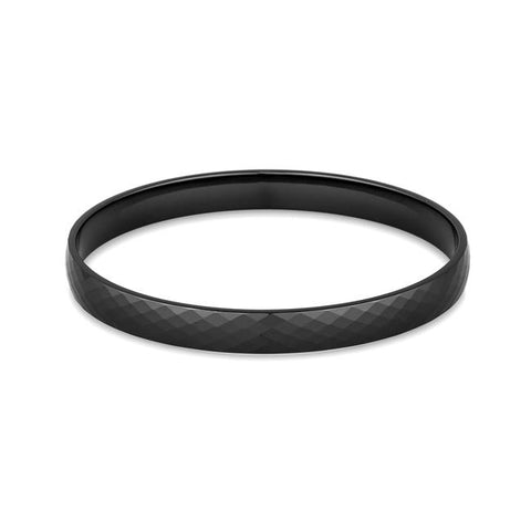 Hematite Ceramic Bangle - B01488R-V02