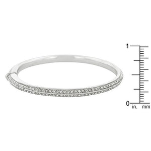 Crystal Embellished Bangle Bracelet - BC00052R-C02