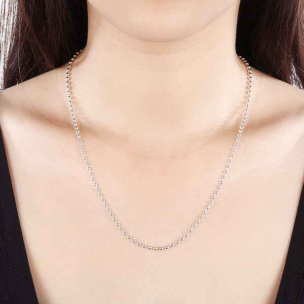 Silver Bead Chain 18inch 2mm LSC002-18