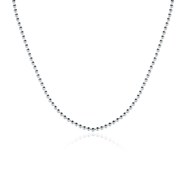 Silver Bead Chain 18inch 1mm LSC004-18