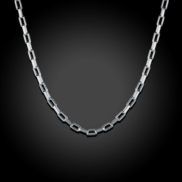 Silver Box Chain 18inch 2mm LSC005