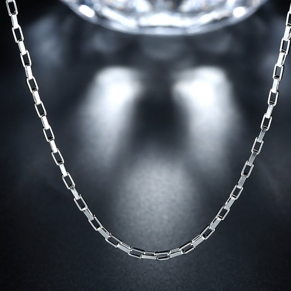 Silver Box Chain 18inch 2mm LSC005