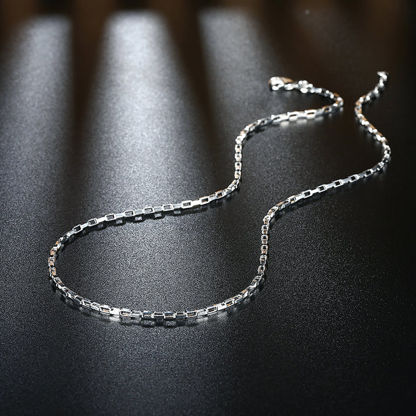 Silver Box Chain 18inch 2mm LSC005