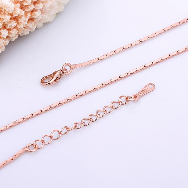 Rose Gold Chain 18inch 1mm LSC007