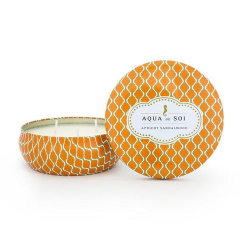 Aqua de SOi Apricot Sandalwood 21oz Tin - CANDLE-AS